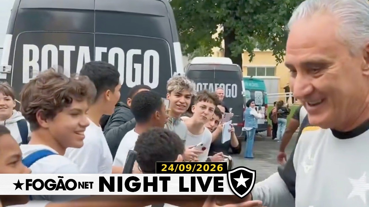 NIGHT LIVE | Botafogo volta aos treinos e trabalha na Urca; Edenílson sofre lesão muscular