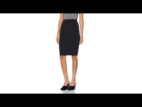 Wendy Williams Stretch Scuba Knit Pencil Skirt
