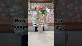 How I put together a bouquet making party using mostly thrifted items!  #thriftyfinds #craftnight