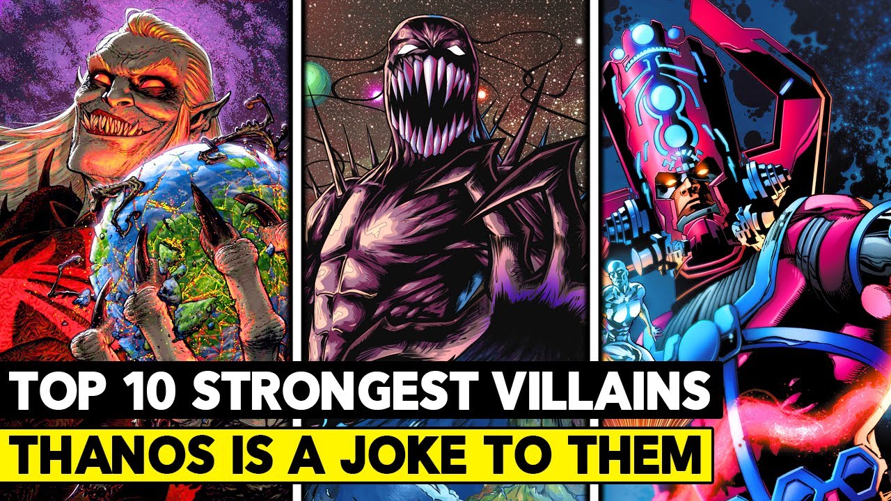 Top 10 Strongest Villains in The Marvel Universe!