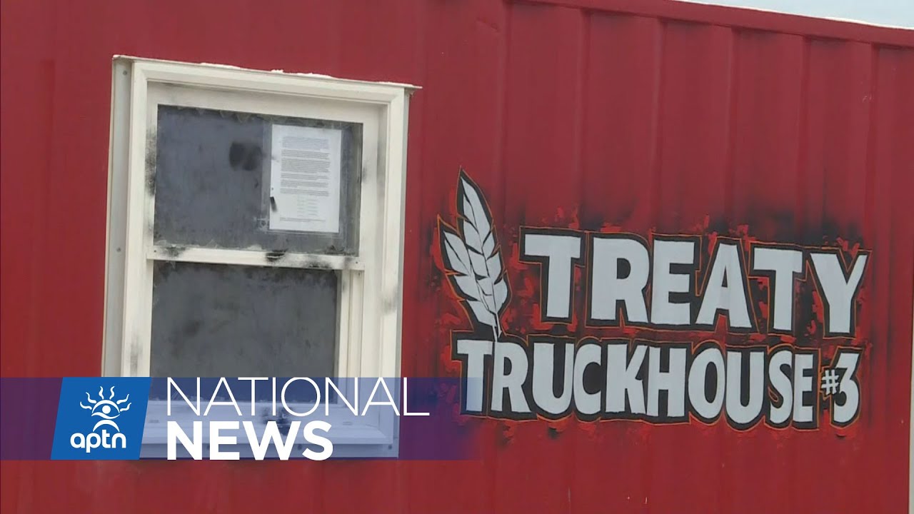 Sipekne’katik members stand guard as Canada threatens to remove Treaty Truckhouse | APTN News