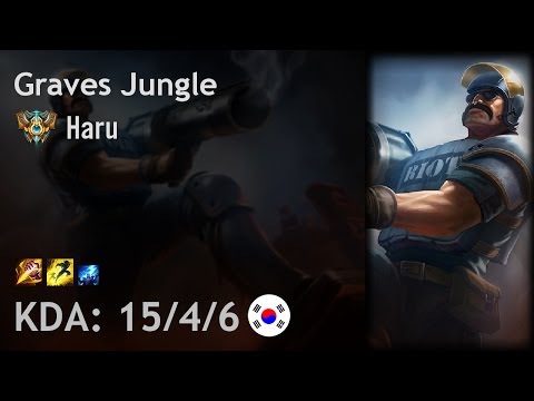 Graves Jungle vs Kha'Zix - Haru - KR Challenger Patch 7.5