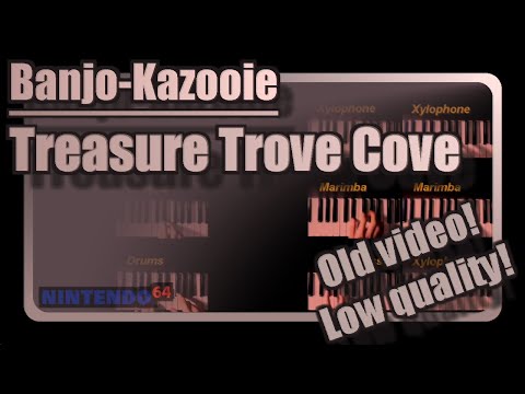 Treasure Trove Cove (Banjo-Kazooie, N64) - All tracks on keyboard