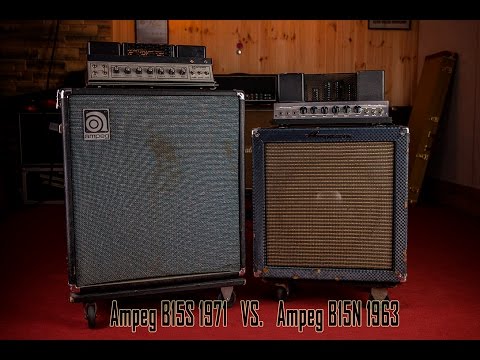 Ampeg B15S 1971 VS. Ampeg B15N 1963