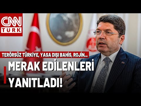 Important statements from Minister of Justice Yılmaz Tunç! "The disarmament process is being moni...