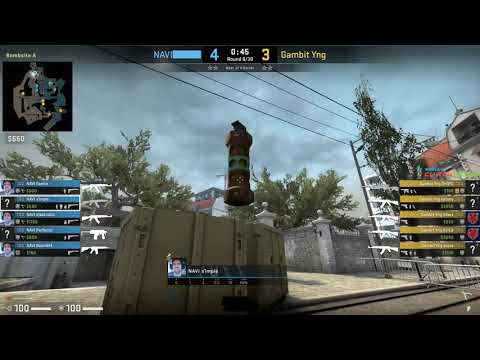 CSGO POV s1mple (25/18) vs. Gambit Youngsters [de_overpass] - WePlay! Clutch Island (23.06.2020)