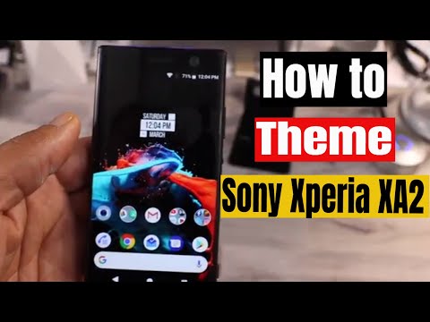 How to theme the Sony Xperia XA2