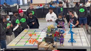Vex IQ Slapshot 94568C and 94780C Davis 3 Finals Match 167 Points!