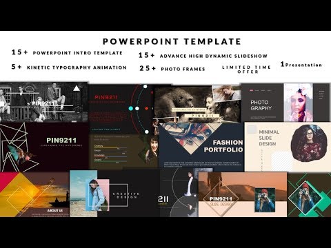 PowerPoint Template Bundle ( Intro, Kinetic Typography, Slide Show, Templates) - Ultimate Collection Video