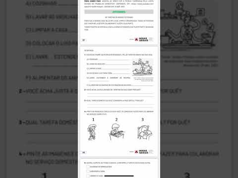 A DIVISÃO DAS TAREFAS DA CASA - PET VOLUME 2 SEMANA 4 - PROFESSORA PATRÍCIA MIRANDA