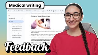 Medical writing example - watch and learn to improve your medical writing skills for blogs