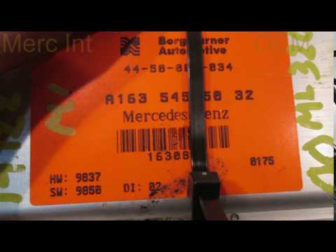2000 Mercedes ML320 TRANSFER MOD 163TYPE A 1635455032 - mbiparts.com Used OEM Mercedes Parts ... OEM