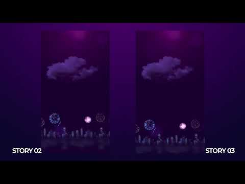 Happy New Year Wishes 2025 Instagram Stories Apple Motion Templates 2025