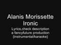 Alanis Morissette - Ironic {instrumental/karaoke ...
