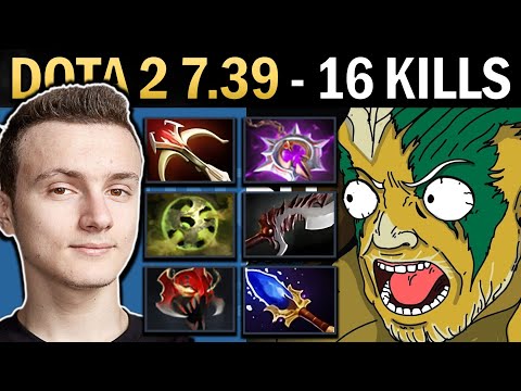 Elder Titan Gameplay Miracle with 16 Kills and Corrosion - Dota 7.39