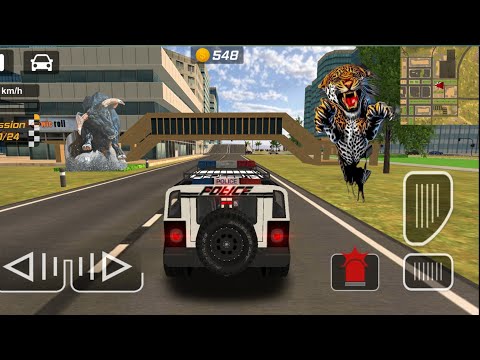 police car parking games police limo car transporter android games