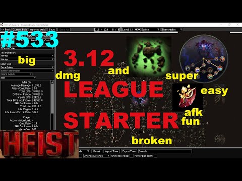 [Path of Exile] 3.12 League Starter (Stone Golem Elementalist) Leveling Guide in Heist - 533
