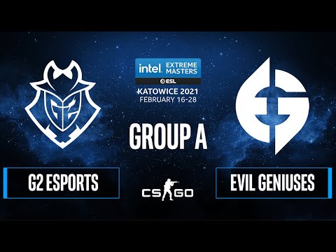 CS:GO - G2 Esports vs. Evil Geniuses [Train] Map 1 - IEM Katowice 2021 - Group A