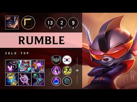 Rumble Top vs Jayce - KR Challenger Patch 25.09