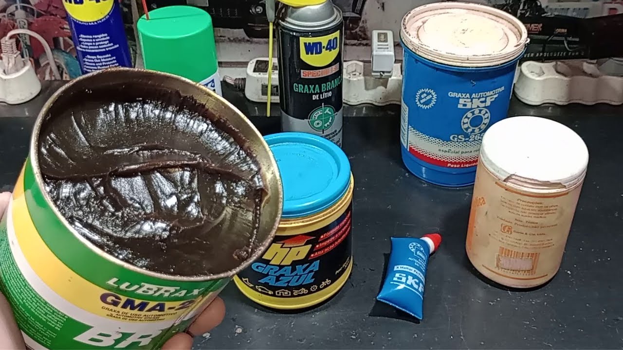 Graxas Lubrificantes, Tipos e Aplicações que Uso na Garagem