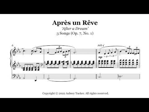 Organ: Après un Rêve 'After a Dream' (3 Songs, Op. 7, No. 1) - Gabriel Faure