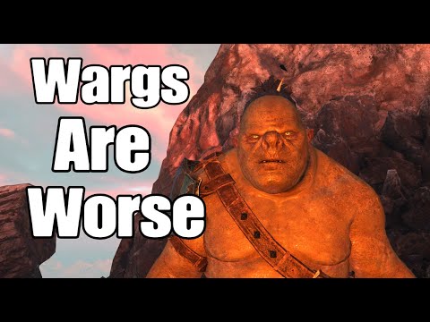 Why Wargs Are Worse Then Caragors (Explained By A Orc) In Shadow Of War