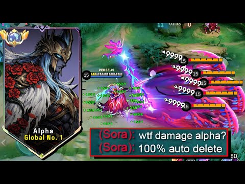 ALPHA NEW UNLIMITED PASSIVE TRUE DAMAGE BUILD 2026!! 💀 (auto-winstreak) - MOBILE LEGENDS
