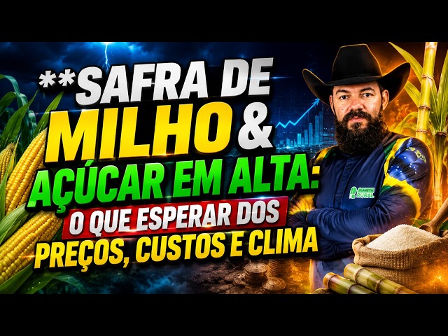 Safra de Milho & Açúcar em Alta: O Que Esperar dos Preços, Custos e Clima.