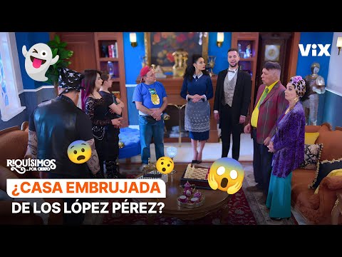 Los López Pérez conocen su mansión… ¡y está embrujada, por cierto! | Riquísimos … Por Cierto | ViX
