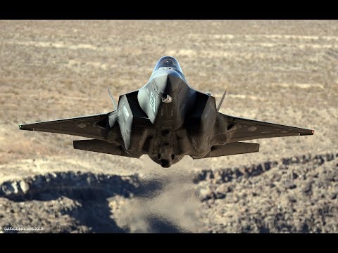 F-35  Lightning   -  Death Valley (4k)