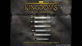 고전게임 세븐킹덤즈 최고난이도(seven kingdoms AA difficulty 200)