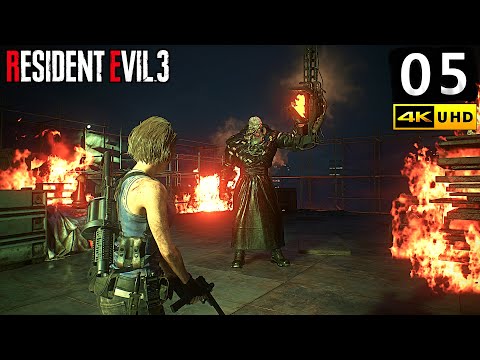 Resident Evil 3 Remake Gameplay Walkthrough Part 5 - PC 4K 60FPS No Commentary