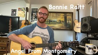Bonnie Raitt - Angel From Montgomery Guitar Lesson + Fingerstyle TAB