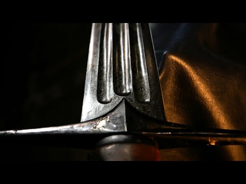 Making a True "Damascus" Crucible Steel Bastard Sword