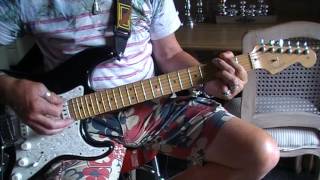 Talking Heads take me to the river electric guitar cover