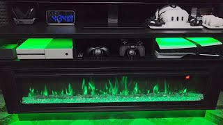 The Ultimate Living Room Upgrade? AHB 58" Fireplace TV Stand Review