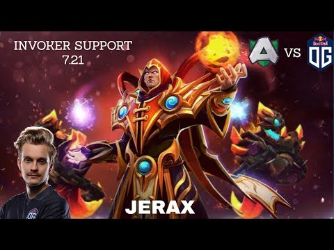 JerAx-Invoker | support| OG VS ALLIANCE| Player Perspective
