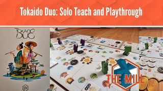 Tokaido Duo: Solo Teach and Playthrough