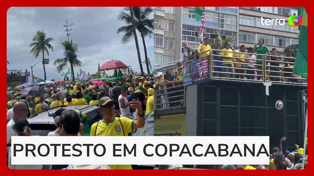 Manifestantes elevam o tom contra Moraes em ato por anistia a presos em 8 de janeiro no RJ