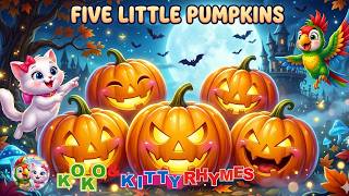 Five Little Pumpkins 🎃 | Halloween Nursery Rhymes for Kids | Baby &amp; Toddler Songs