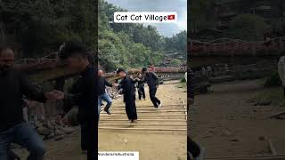 Cultural/Traditional Activities in Cat Cat Village,Sapa Vietnam🇻🇳#catcatvillage #culture #ytshorts