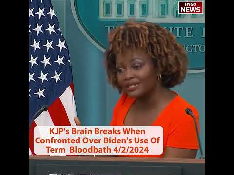 KJP Brain Breaks on Bloodbath, Border Invasion Illegal aliens important fabric