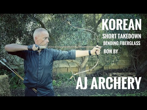 Short Korean Takedown Bending Fiberglass Bow by AJ Archery - Review