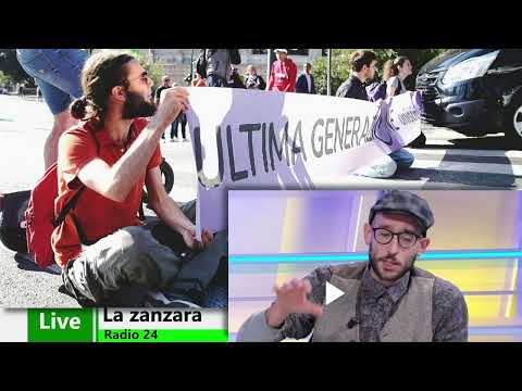 Tommaso di "Ultima Generazione", che blocca strade e imbratta quadri - La Zanzara 16.11.2022
