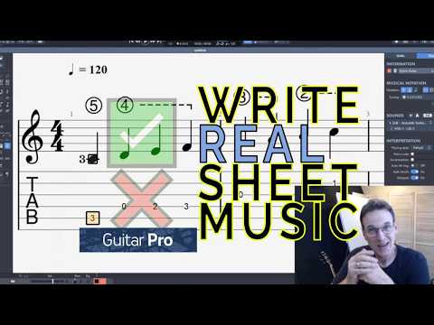 How to Write Standard Notation in Guitar Pro (No TAB Needed)
