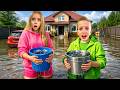 Yard Full Of Water Trapped In FLOODS DANGER In WATER
