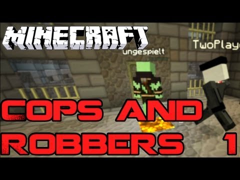 Minecraft: COPS AND ROBBERS Mini Game #1 - Mit BrokenthumbsTV, Ungespielt RewindmeLP und Kadlmedia