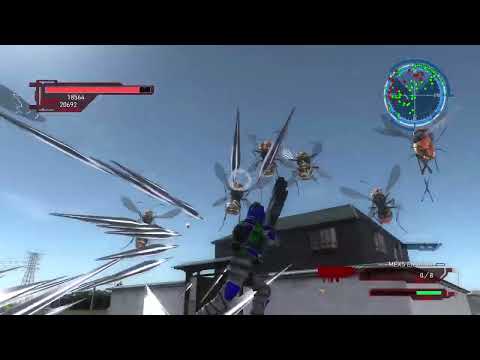 Earth Defense Force 5 INFERNO RUN - Mission 44: Culling the Flying-type