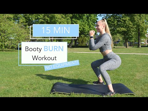 15 MIN BOOTY BURN WORKOUT | No Equipment | Céline Sc