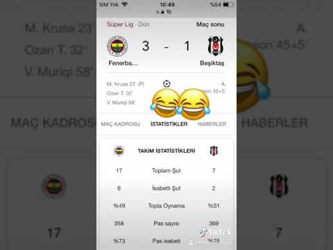 FB 3-1 BJK maçı